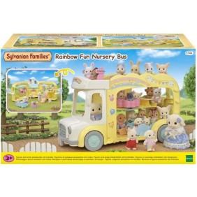 SYLVANIAN FAMILIES 5744 - Le bus et sa cour de récréation