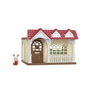 Maison miniature - SYLVANIAN FAMILIES - La Maison Framboise - Pour bébé - Marron - Rouge, marron et beige