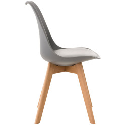 Chaise Linares, grise