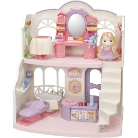 Mini-univers - SYLVANIAN FAMILIES - Salon de coiffure des poneys - Accessoires inclus - Mixte - 3 ans et plus