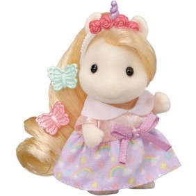 Mini-univers - SYLVANIAN FAMILIES - Salon de coiffure des poneys - Accessoires inclus - Mixte - 3 ans et plus