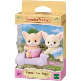 Poupée - SYLVANIAN FAMILIES - Les jumeaux Fennec - Modele 5697 - Multicolore - Articulés