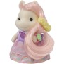 Coiffeuse Fille Poney - SYLVANIAN FAMILIES - Joy aux cheveux roses - Accessoires de coiffure inclus