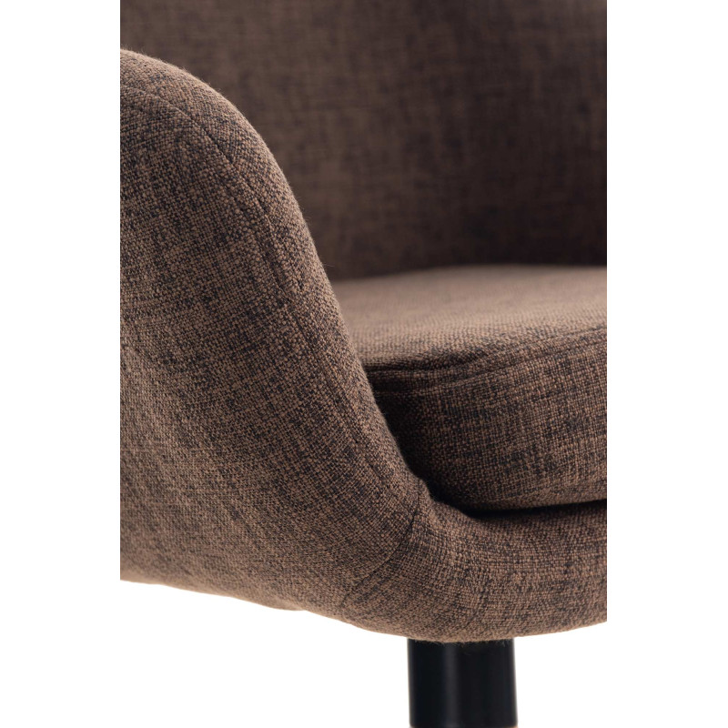 Lot de 2 tabourets de bar Grant en tissu marron