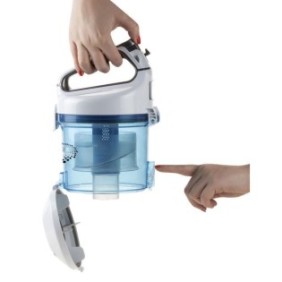 DOMO DO7286S Aspirateur sans sac - 1,5 L - 700 W - Blanc et bleu