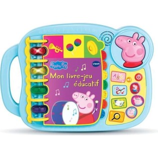 Livre-Jeu Educatif VTECH - Peppa Pig - Sons amusants - 14 pages d'histoires et de jeux