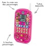 VTECH - PAT PATROUILLE - Smartphone Éducatif Rose - 6 activités éducatives - Appels et messages vocaux