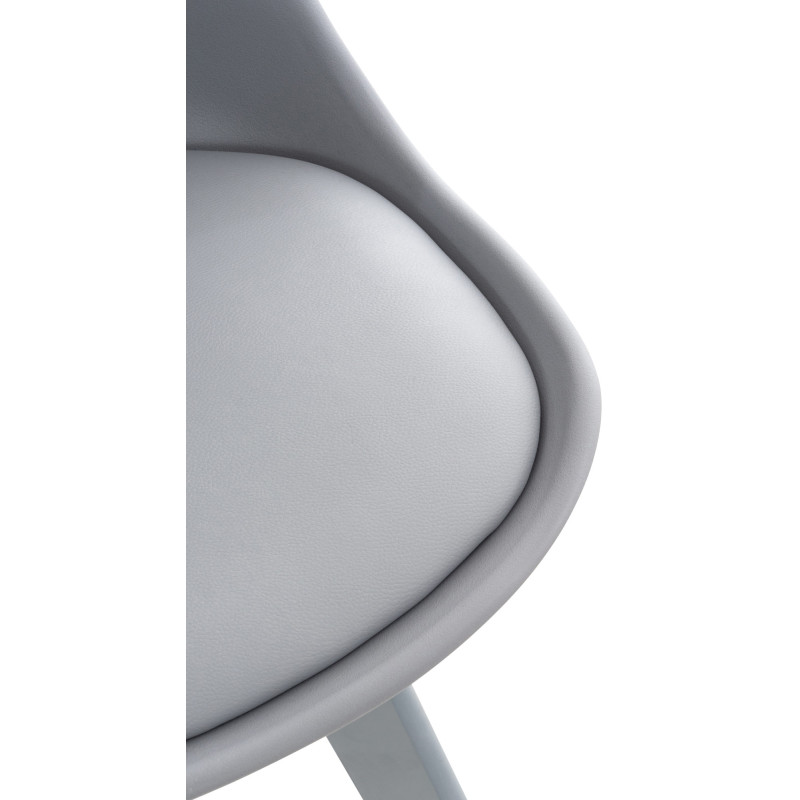 Chaise Linares gris/gris
