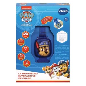 Montre-Jeu Interactive de Chase - VTECH - Pat Patrouille - Multifonction parlante pour enfant