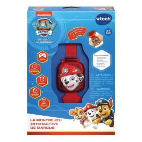 Montre-Jeu Interactive VTECH Pat Patrouille Marcus - Rouge - Pour Enfant a partir de 3 ans