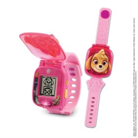 Montre-Jeu Interactive de Stella - VTECH - Pat'Patrouille - Ecran animé - 4 jeux - 12 cadrans - Rose