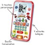 VTECH - SPIDEY - Le Smartphone Éducatif de Spidey - Enfant - Rouge - Mixte - 3 ans - Pile