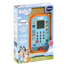 Jouet interactif - VTECH - Le Smartphone Interactif de Bluey - Multicolore - Batterie - Jouet éducatif