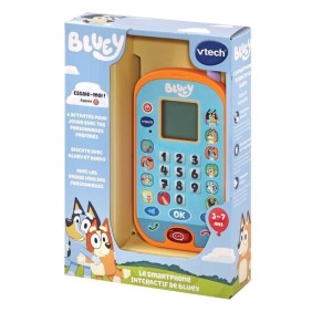 Jouet interactif - VTECH - Le Smartphone Interactif de Bluey - Multicolore - Batterie - Jouet éducatif