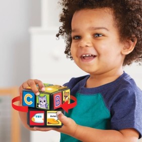 Jouet éducatif - VTECH BABY - Tourni Cube - Alphabet, Animaux, Véhicules - Mixte - 18 mois+