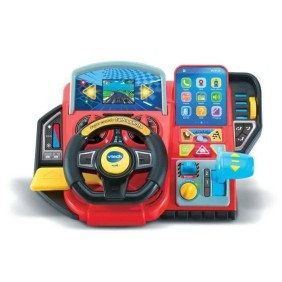 Simulateur de conduite pour enfant - VTECH Super Console Turbo Pilote - Écran couleur et 20 jeux inclus