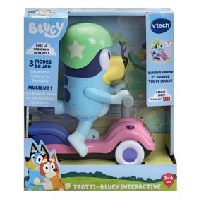 Trottinette Bluey Interactive - VTECH - BLUEY - 3 modes de jeu - Mixte - Bleu