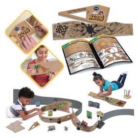 Circuit de course en carton VTECH CAR-BOARD RACERS - CIRCUIT MONSTER TRACKS pour enfant de 5 ans et plus