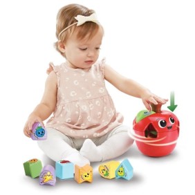 Jouet éducatif pour bébé - VTECH BABY - Tourni Pomme des Formes - Multicolore - Rouge - A partir de 12 mois