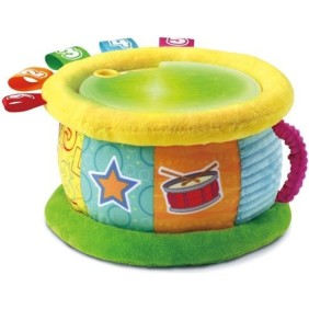 Tambour Lumi Magique - VTECH BABY - Jouet Musical - Bilingue - Sons et Lumieres