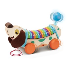 VTECH BABY - Play Green - Mon Chien ABC Interactif (Jouet Bois FSC)