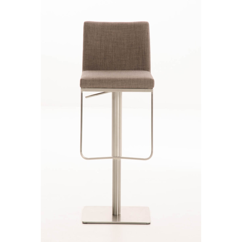 Tabouret de bar en tissu Panama E gris