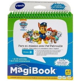 Livre Interactif Magibook - VTECH - La Pat' Patrouille - Niveau 2 - 32 pages illustrées