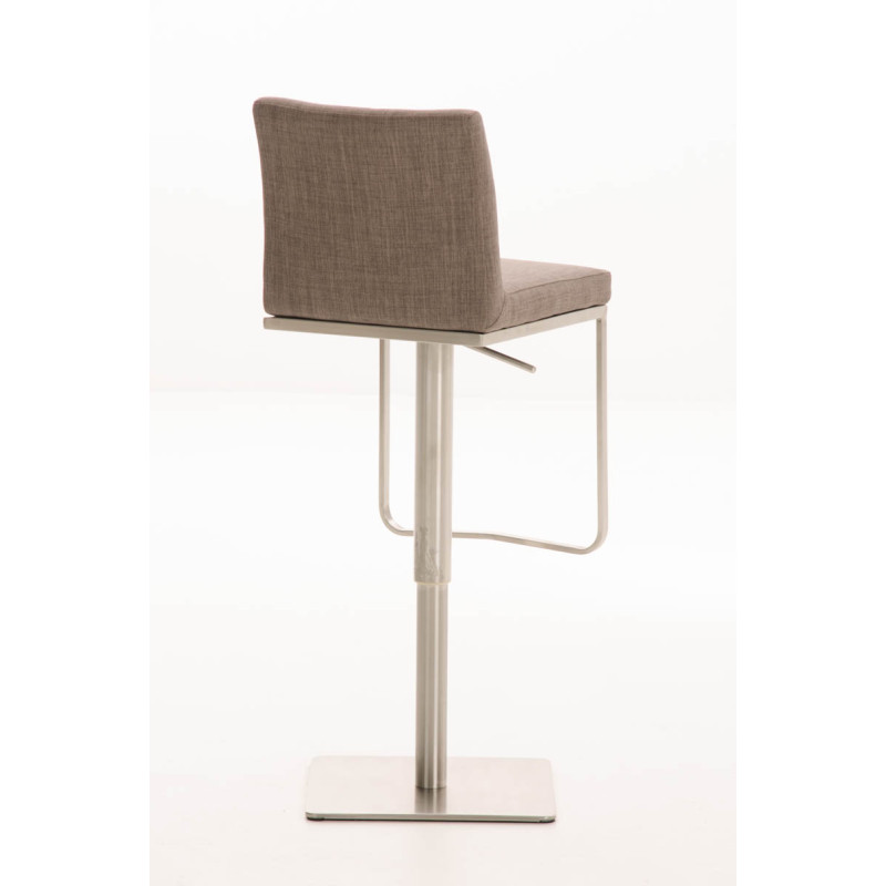 Tabouret de bar en tissu Panama E gris