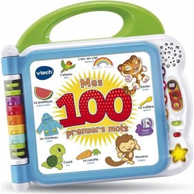 Livre Interactif - VTECH - Mon Imagier Bilingue - 100 Mots - Bébé - 3 Modes de Jeu