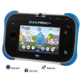 VTECH - Console Storio Max 2.0 5 Bleue - Tablette Éducative Enfant