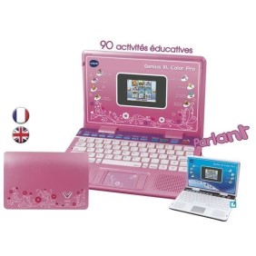 Ordinateur bilingue VTECH Genius XL Color Pro Rose - 6-11 ans