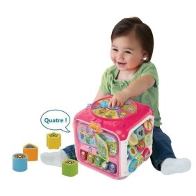 VTECH BABY - Super Cube Des Découvertes Rose