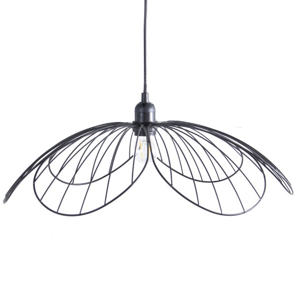 Suspension Alexandra House Living Noir Métal 40 W 50 x 16 x 50 cm