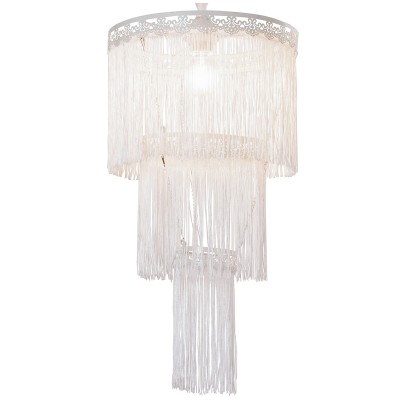 Suspension Alexandra House Living Blanc Métal 40 W 30 x 56 x 30 cm