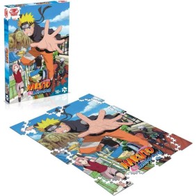 Puzzle Naruto Shippuden Retour a Konoha 1000 pieces - Winning Moves - Dessins animés et BD - Adulte - Bleu