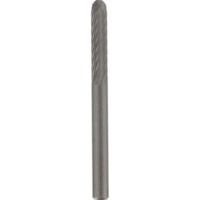 Fraise en carbure de tungstene DREMEL 9903 (Diametre 3,2 mm, Bout cфne, Pour scultper et Graver le Bois/Métal)
