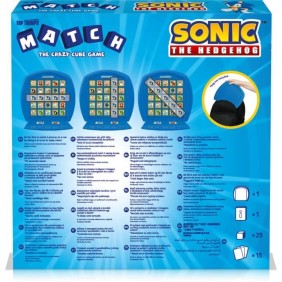 Match Sonic the Hedgehog - Jeu de société - WINNING MOVES - Jeu d'observation et de tactique avec les personnages du Jeu vidéo S