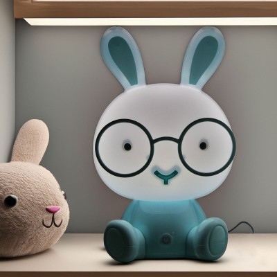 Lampe de bureau Alexandra House Living Bleu Plastique 20 x 31 x 17 cm Lapin