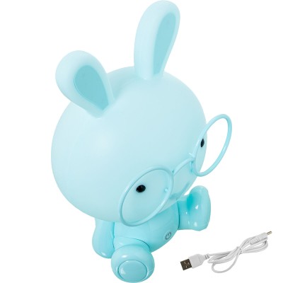 Lampe de bureau Alexandra House Living Bleu Plastique 20 x 31 x 17 cm Lapin