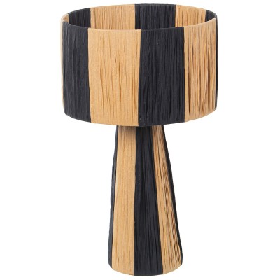 Lampe de bureau Alexandra House Living Marron Noir Naturel Rotin Fibre naturelle 60 W 25 x 41 x 25 cm