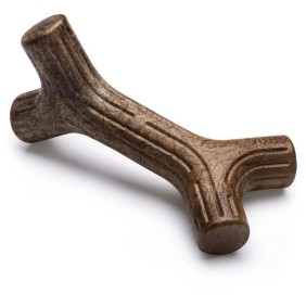 Benebone Jouet  b‚ton a m‚cher  pour chien adulte, Taille L, saveur bacon et bois d'Èrable , durable et rÈsistant