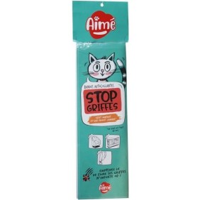 Stop griffe adhÈsif - AIME - Pour chat - 24 bandes autocollantes - Facile a utiliser