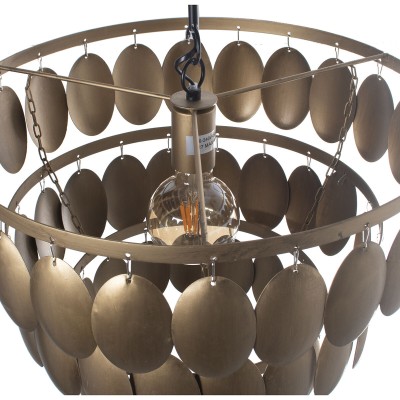 Suspension Alexandra House Living Or Métal 60 W 47 x 34 x 47 cm