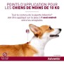 ADVANTIX Chien Solution Antiparasitaire Petite Race 4 a 10kg 4 pipettes