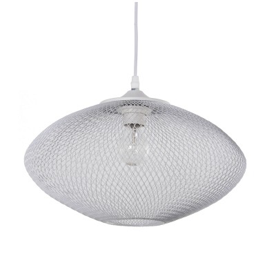 Suspension Alexandra House Living Blanc Métal 40 W 38 x 25 x 38 cm