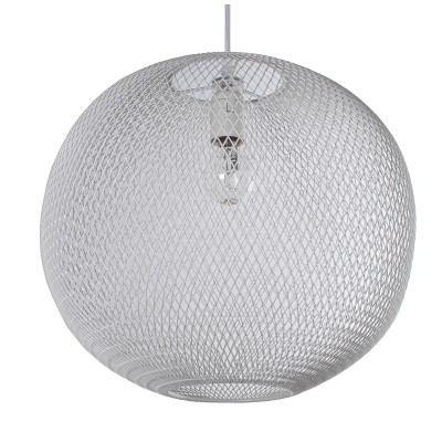 Suspension Alexandra House Living Blanc Métal 60 W 40 x 34 x 40 cm