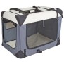 Box de transport - KERBL - Journey- 70 x 52 x 52 cm - Gris / Beige