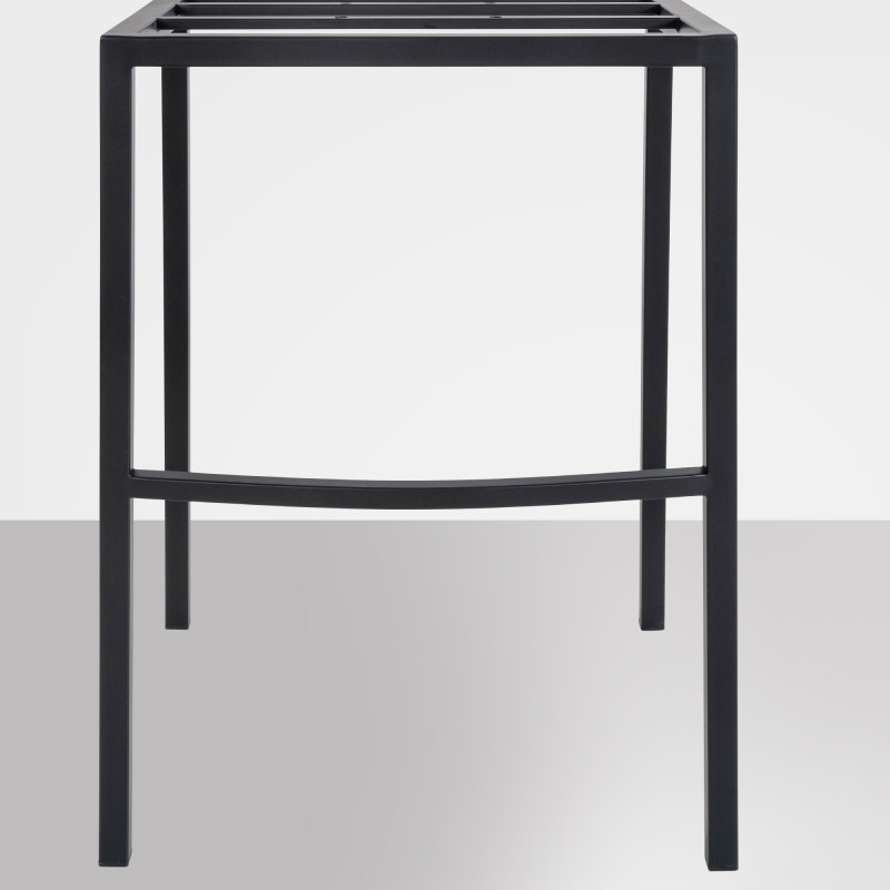 Tabouret de bar en velours Damaso B avec structure à 4 pieds vert