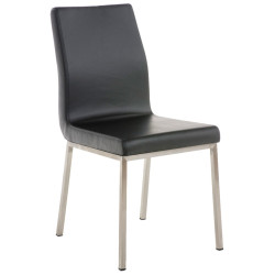 Ensemble de 2 chaises de salle à manger Colmar noires