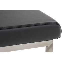 Ensemble de 2 chaises de salle à manger Colmar noires